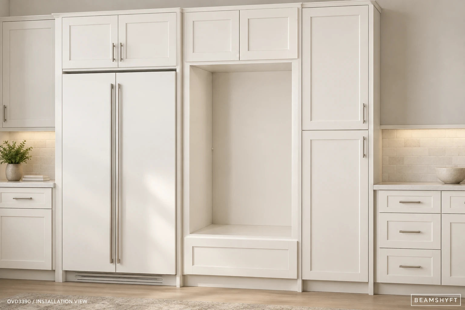 OVD3390 cabinet detail