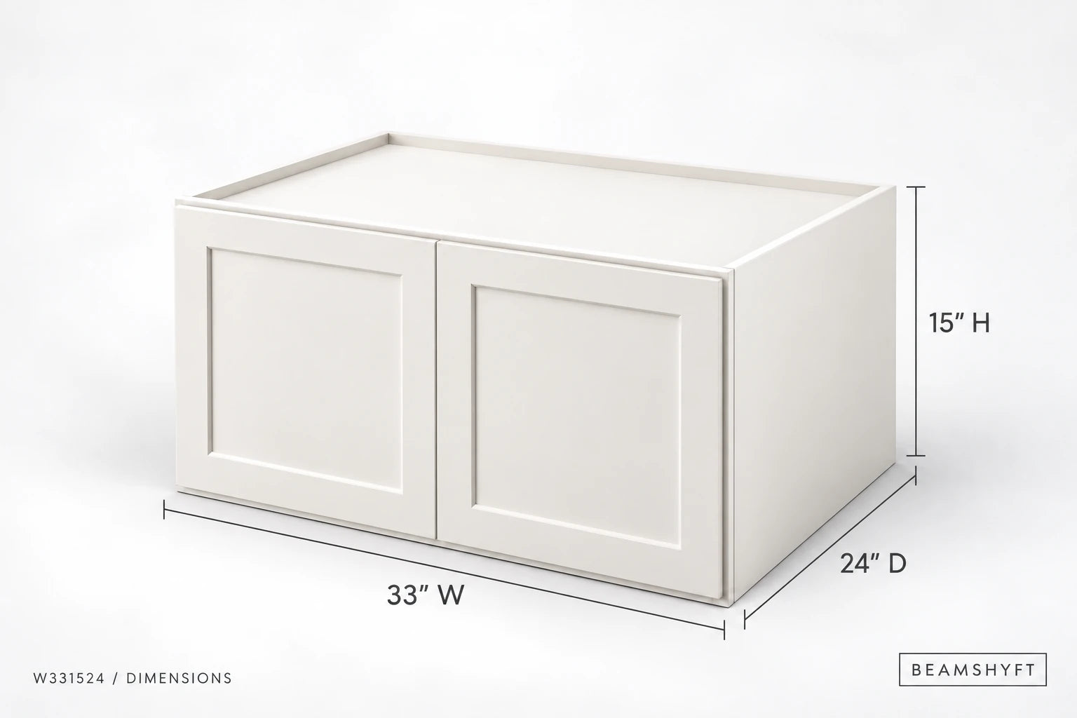 W331524 cabinet detail