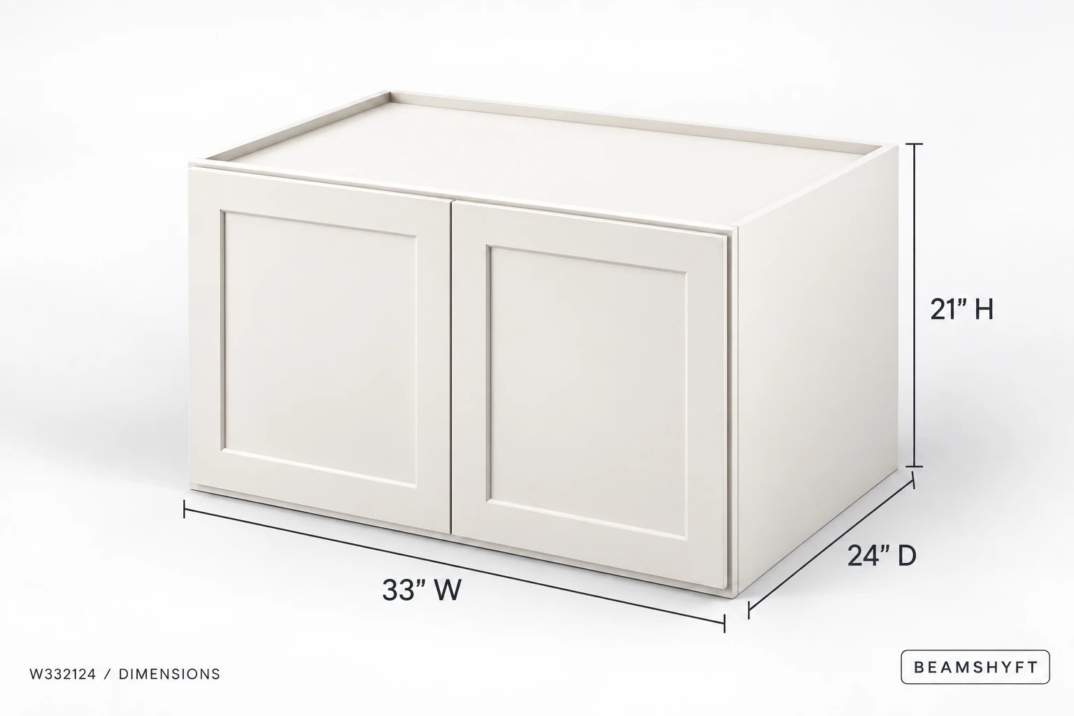 W332124 cabinet detail