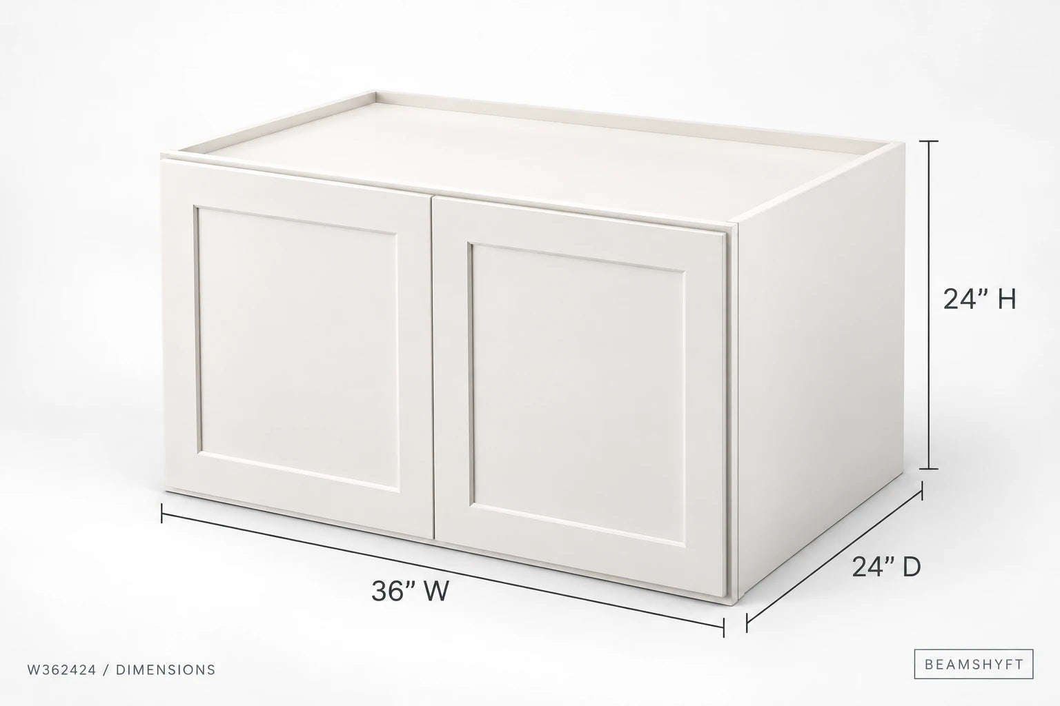 W362424 cabinet detail