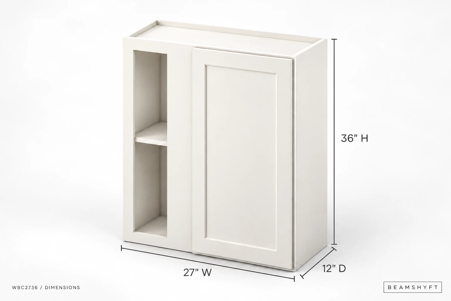 WBC2736 cabinet detail